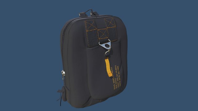 Backpack Low Res with Textures 3D Model