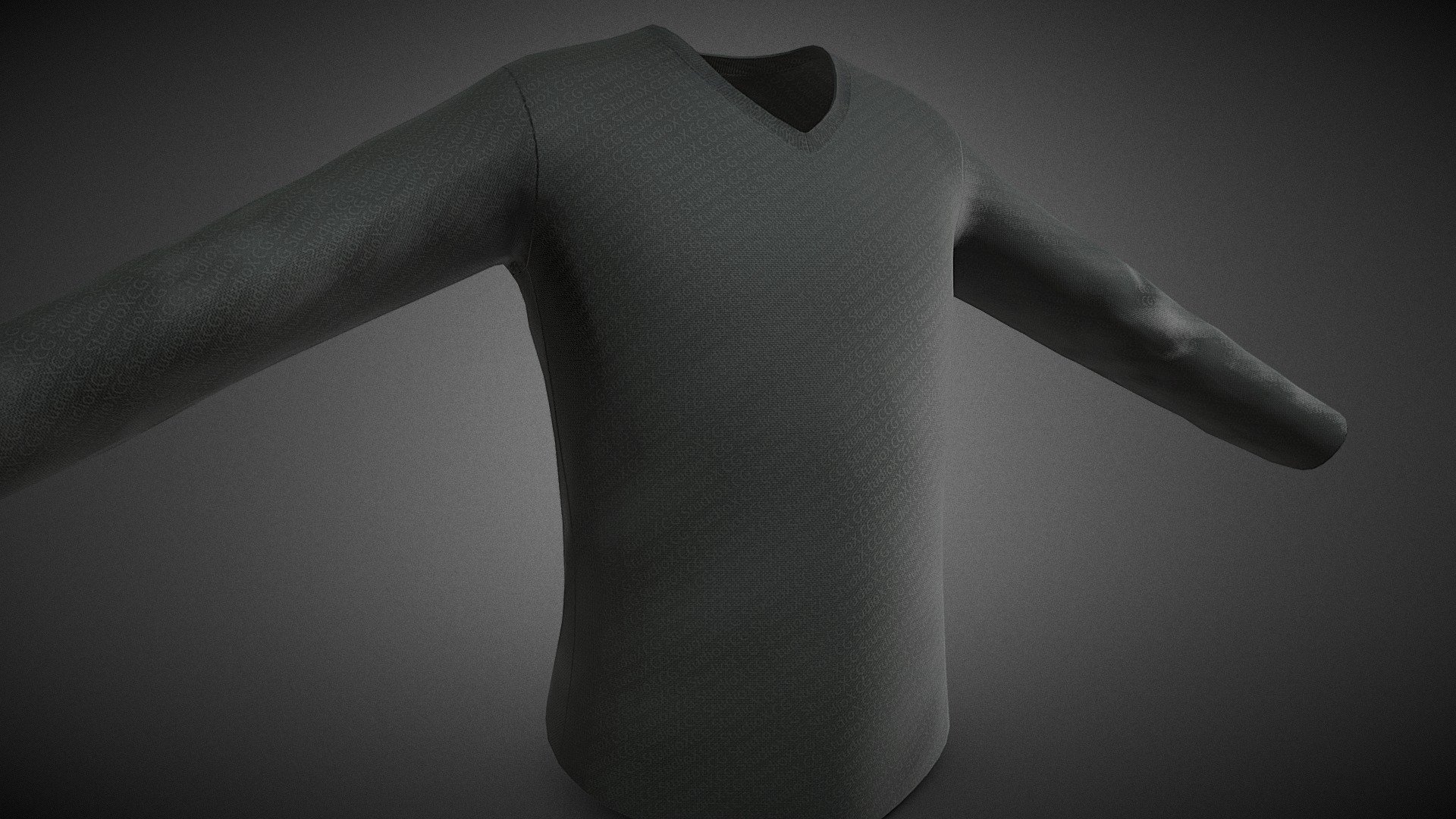 Black Sweater Style 1 - Buy Royalty Free 3D model by CG StudioX (@CG ...