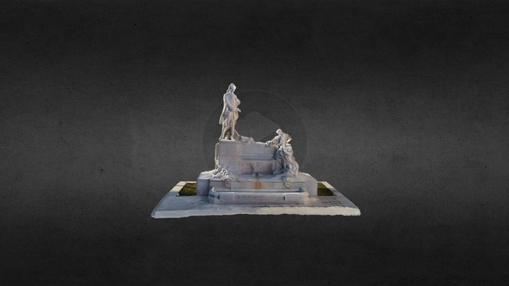 Jesi (An) - Monumento Piazza Pergolesi 3D Model