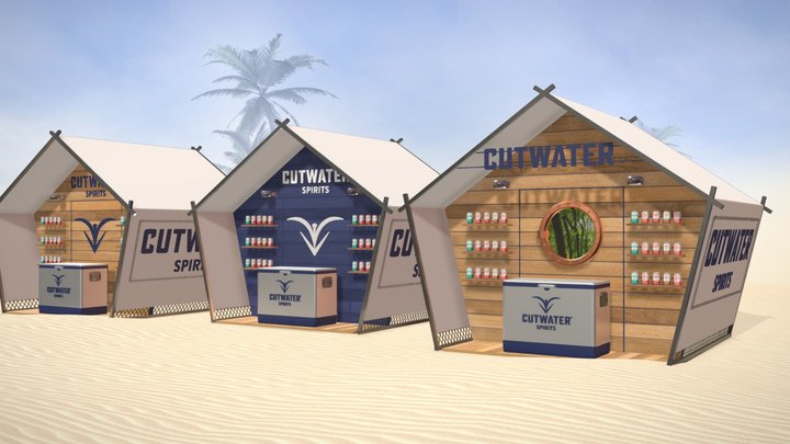 Beach Bar cutwater - copy 3D Model