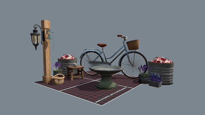 Finished Props - Grandma's House 3D Model
