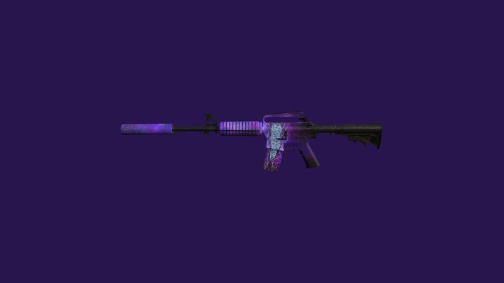 M4A1_S | Time Rupture (OLD) 3D Model