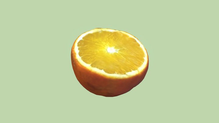 Model of Orange | Game-ready asset | 3D Model