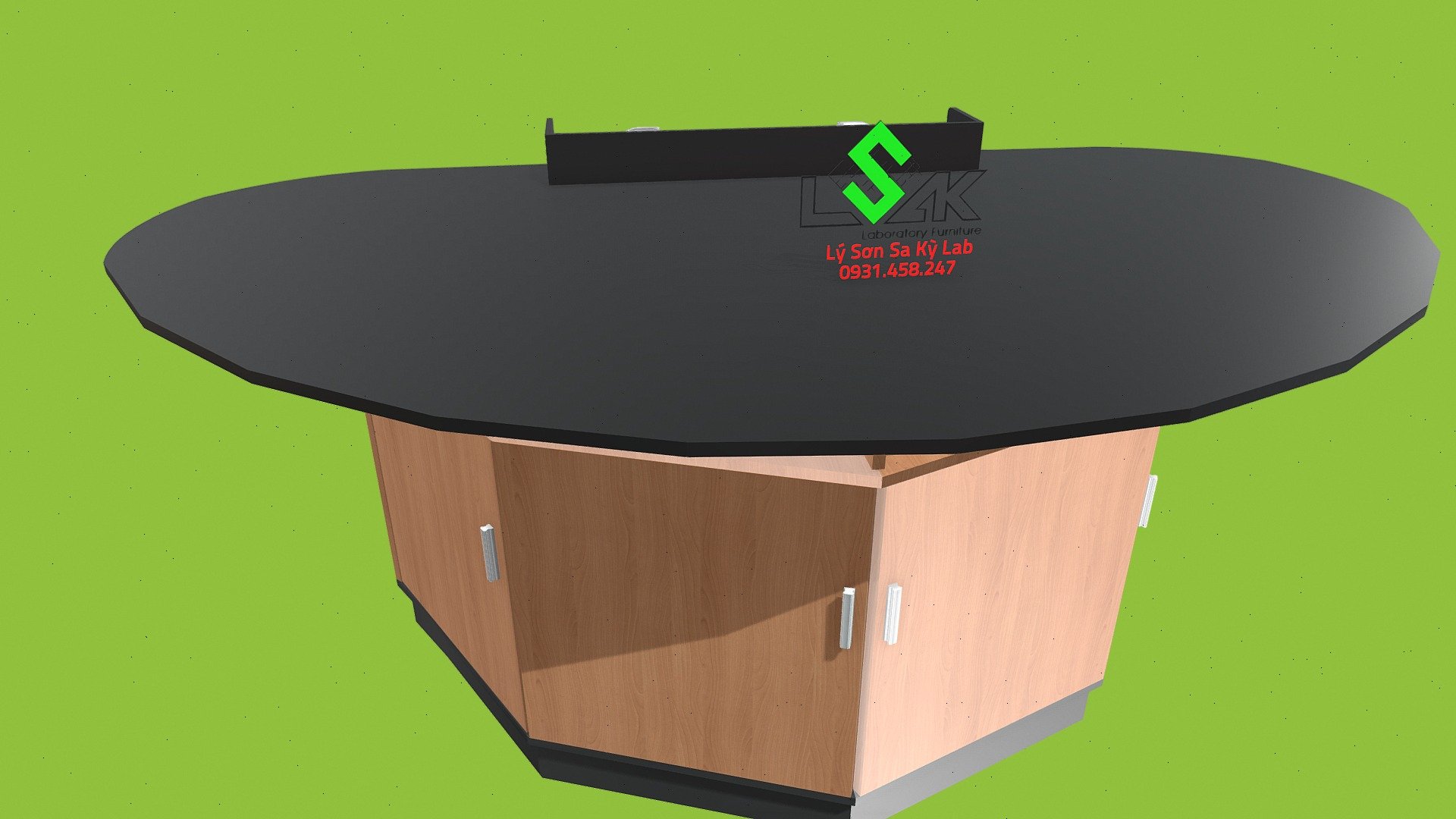Bàn thí nghiệm học sin h - Laboratory bench — Sketchfab embed 3D viewer