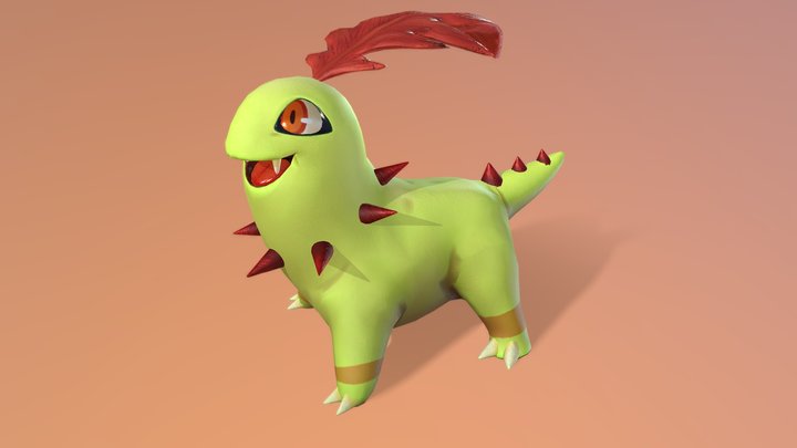 Cute Creature - Wild Thorn 3D Model