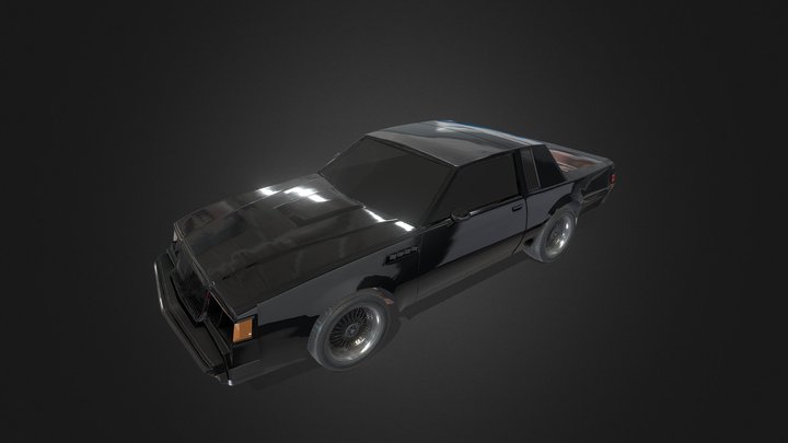 1987 Buick Grand National Regal GNX 3D Model