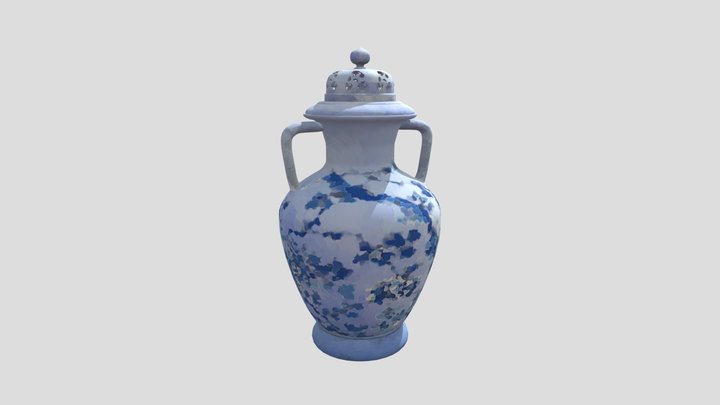 Stylized Ming Vase 3D Model