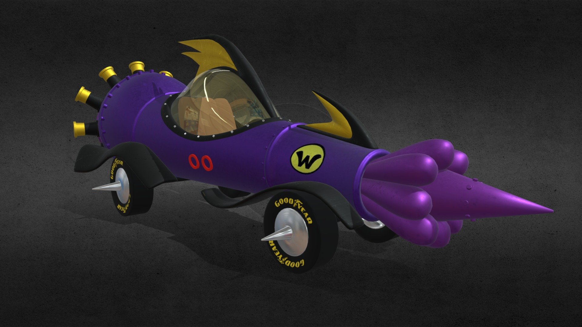 Dick Car The Mean Machine - Download Free 3D model by Rbone3D [45728b3 ...