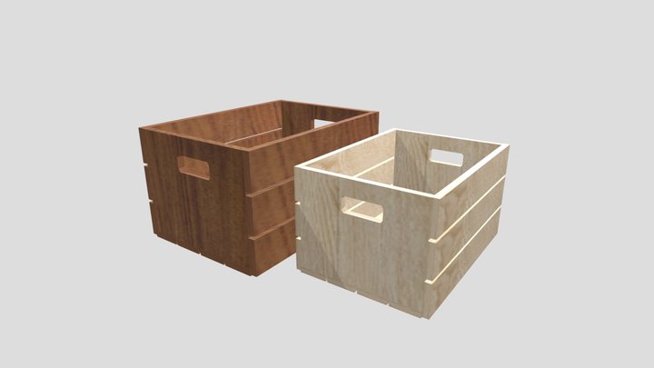 wooden crate – Modèle 3D gratuit STL