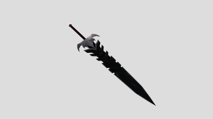 Two-handed sword 3D Model