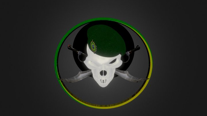 Crânio BRAK - Brazilian Kings e-Sport Gaming 3D Model