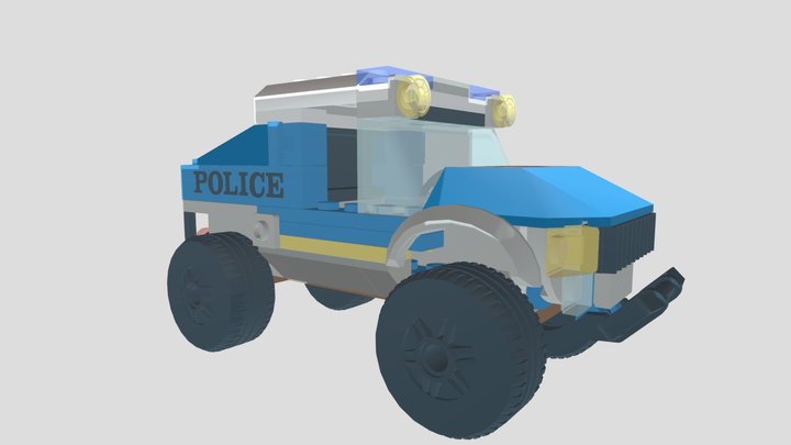 police car 3D Model