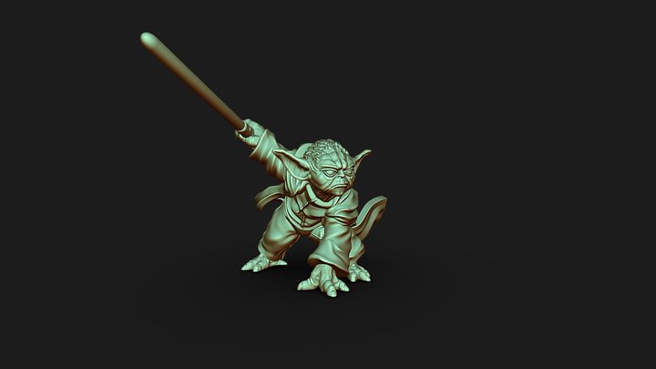 Master Yoda 3D Model