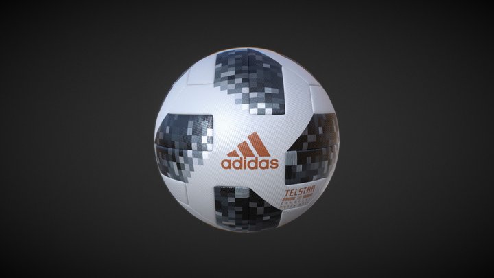 Telstar 2018 3D Model