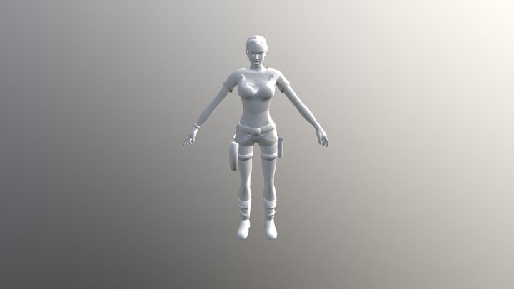 Lara Croft - Samba Dancing 3D Model