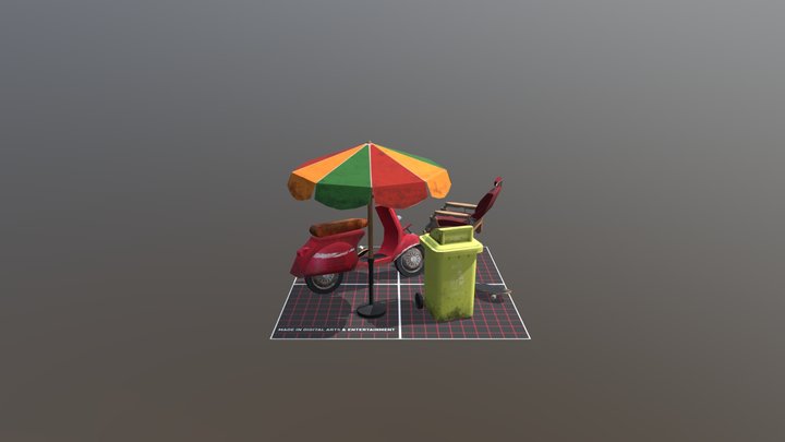 Prop Scene Tim Gijbels 3D Model