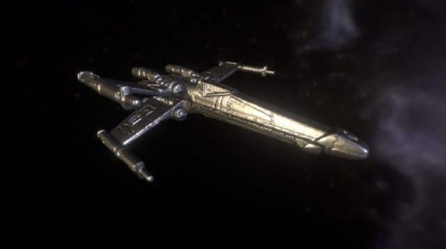 MicroCT - Starwars Fighter Scan 3D Model