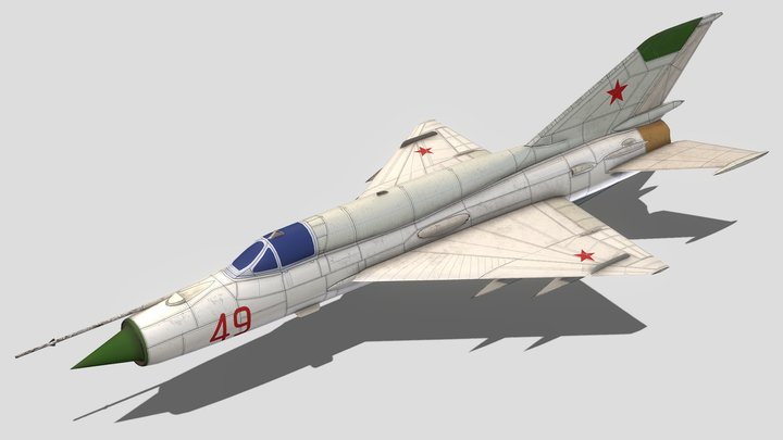 Mikoyan MiG-21Bis 3D Model