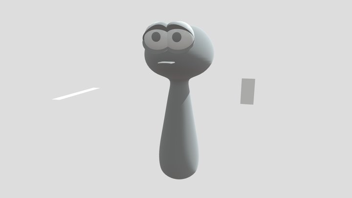 Graggle Simpson (VeggieTales Style) 3D Model