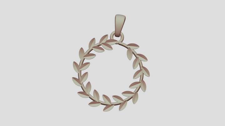 Daun Bulat 3D Model