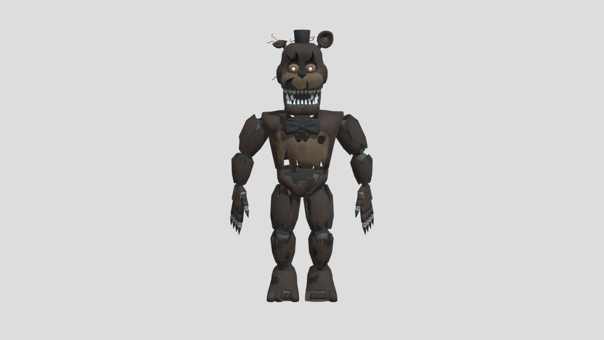 Nightmare Freddy FNAF 4 For Gmod - Download Free 3D model by ...