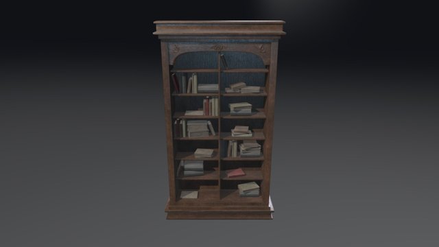 Bookcase 3D Model