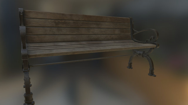 Bench 3D Model