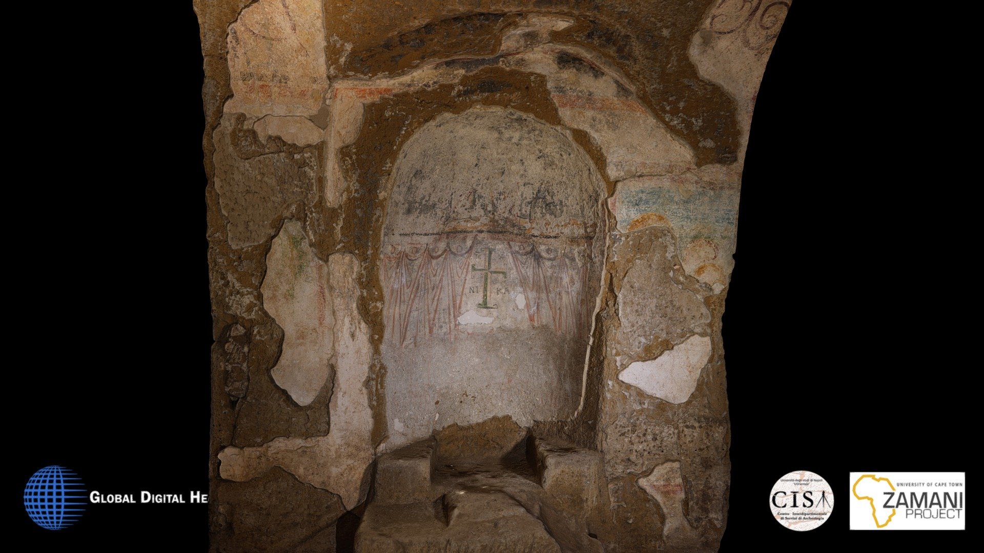 San Gennaro Catacomb Fresco 9