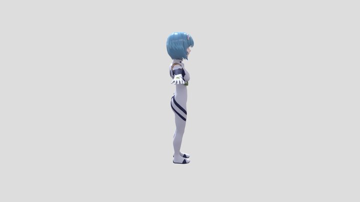 Rei Ayanami 3D Model