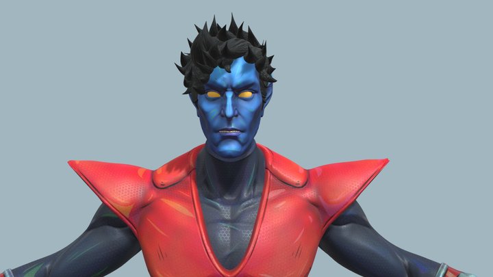 Kurt Wagner - Nightcrawler 3D Model