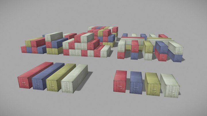Container 3D models - Sketchfab