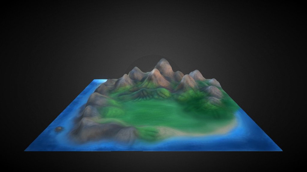 Landscape Sketch - 3D model by amadeu.martinez [457b2cf] - Sketchfab