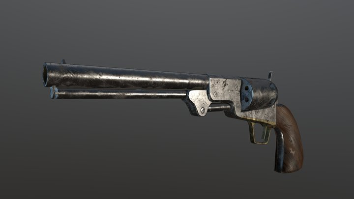 Revolver 3D Model