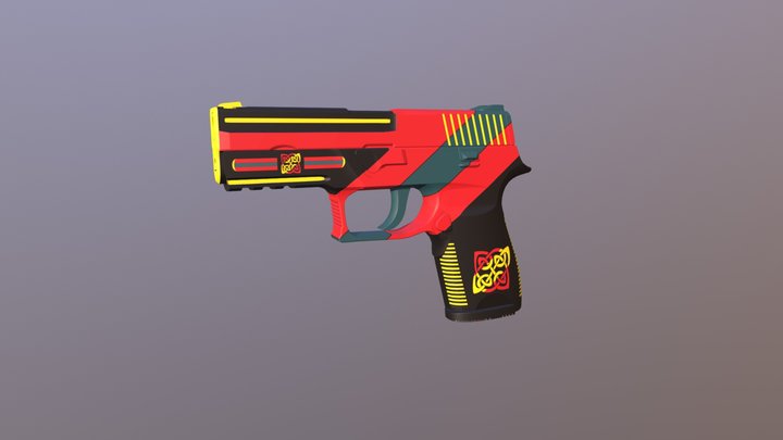 P250 Quad 3D Model