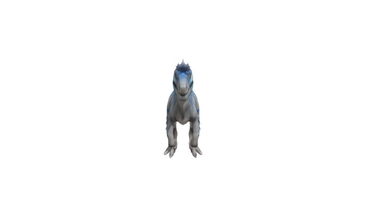 Dinosaur-like bipedal creature 3D Model