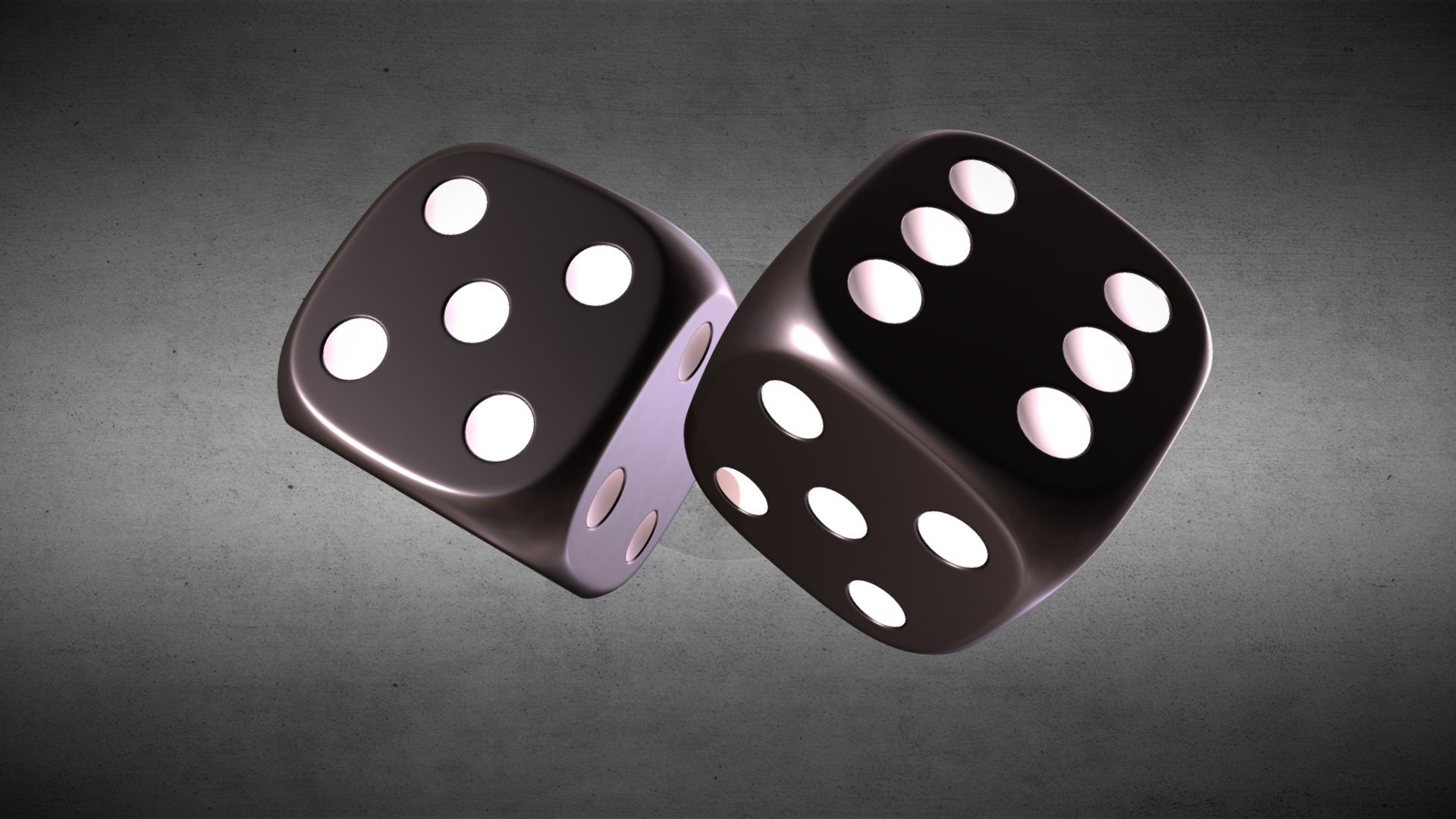 3D model Classic Dice - This is a 3D model of the Classic Dice. The 3D model is about a group of dice.