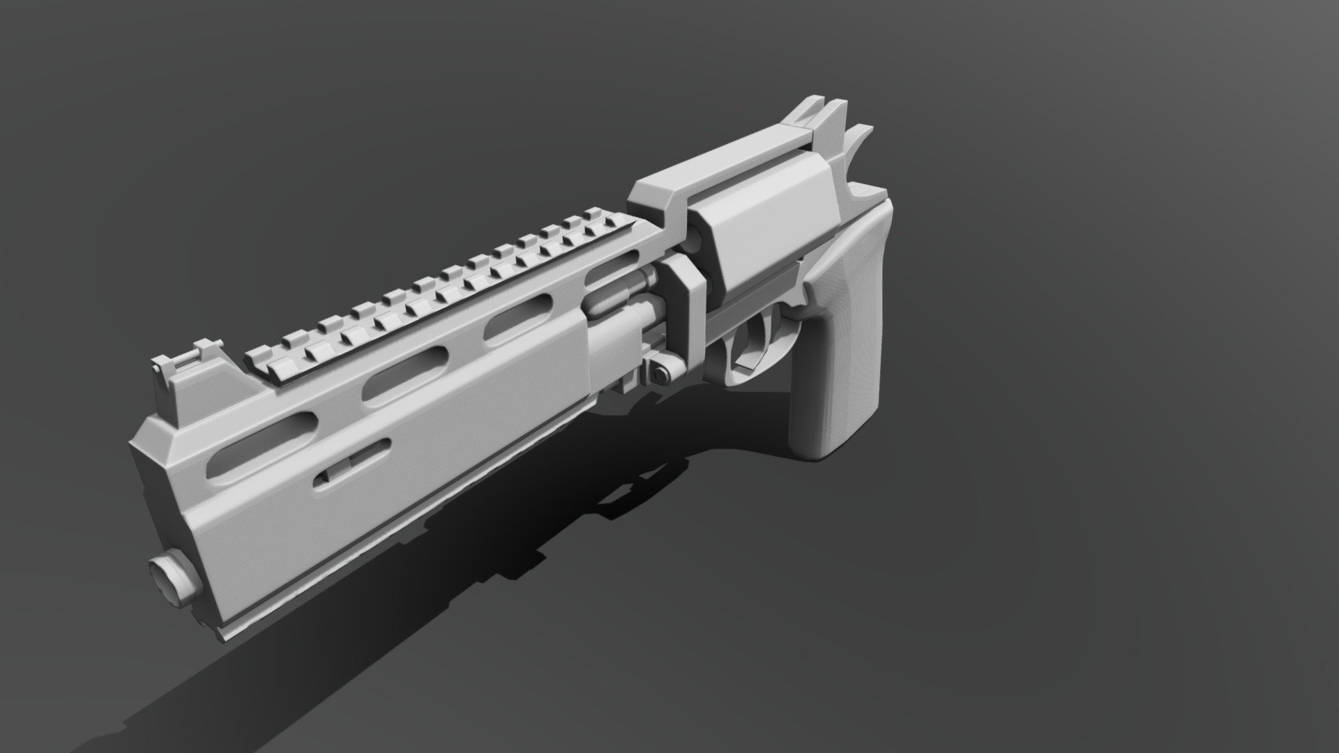 RSH-12 -- baked low-poly 3/3