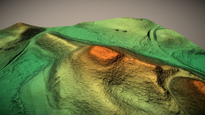 Papiliakalnės piliakalnis (Lithuania) – Gratis 3D-model STL