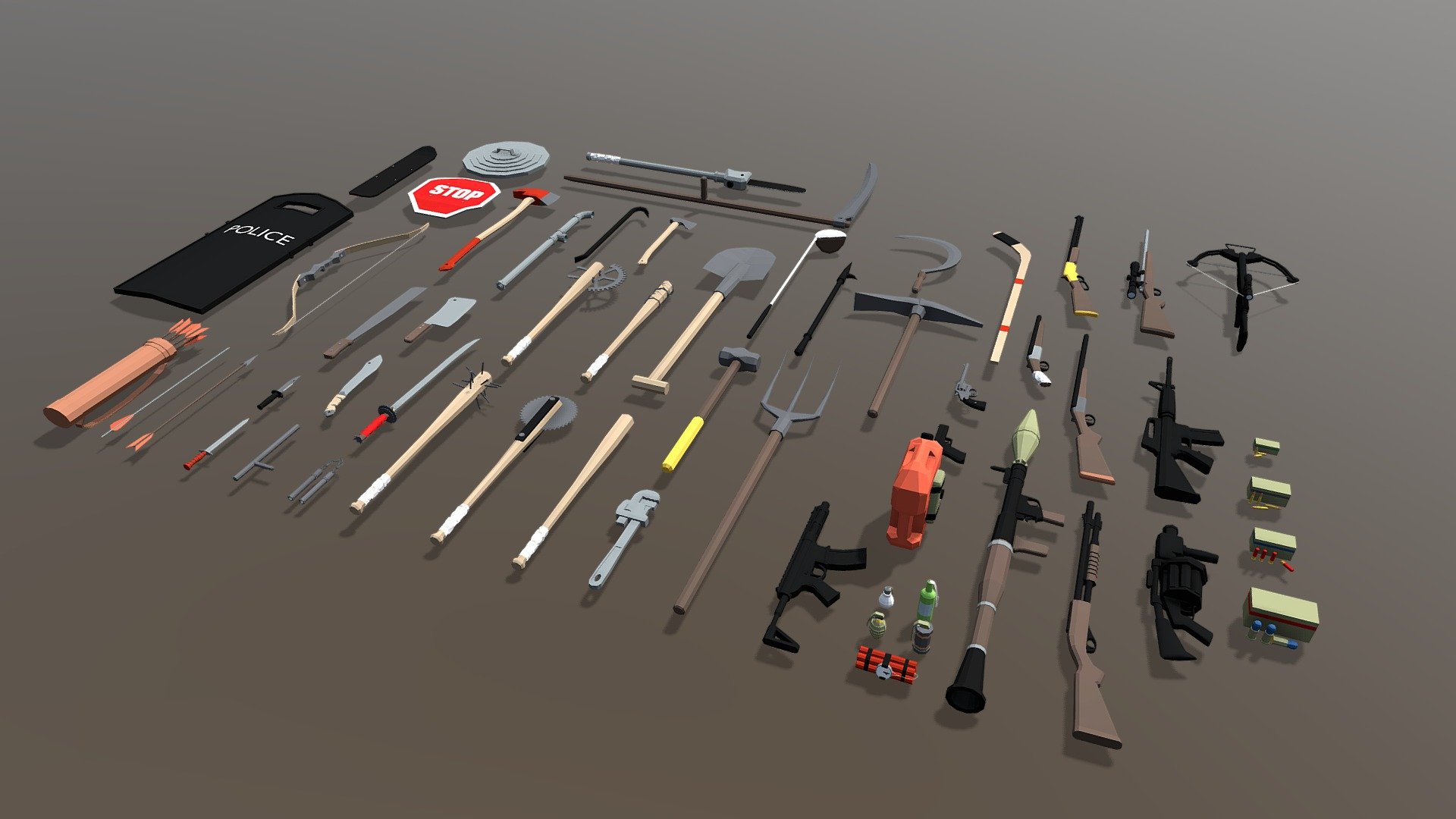 ArtStation - Free CC0 Melee Weapon Sprites Pack