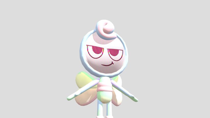 Glisten rainbow bubblegem 3D Model