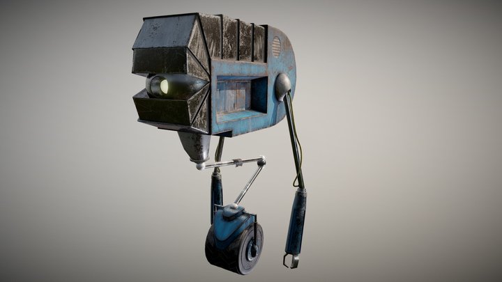 Rusty Robot 3D Model