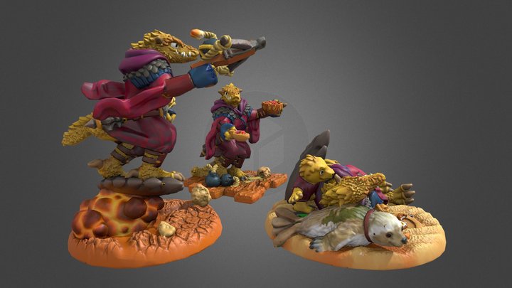 Egbert the Careless - DETAILS STRIPPED 3D Model