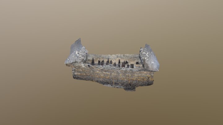 Mikulčice - Valy, čtverec 3 3D Model