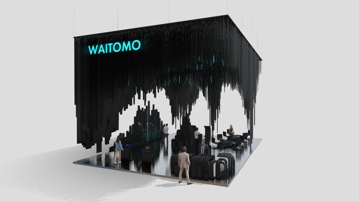 Waitomo Expo Stand 3D Model