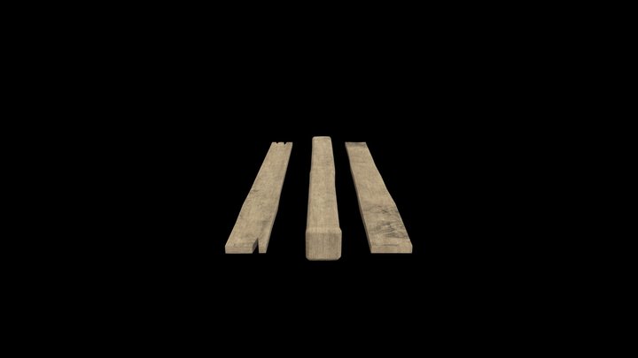 Wooden Planks 3D Model