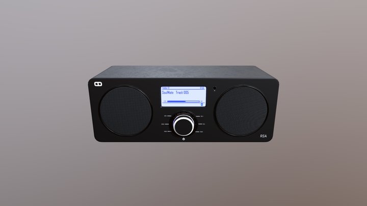 Radio Player 3D Model