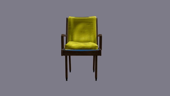 Chair  low poly 3D Model