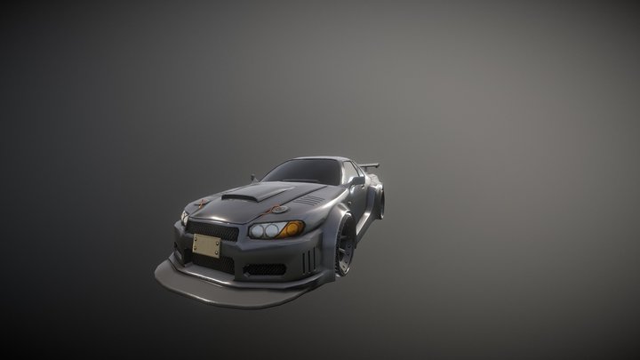 RaceCar lowpoly – Modelo 3D gratuito STL