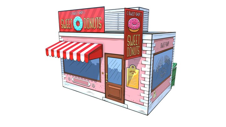 Sweetshop 3D Model