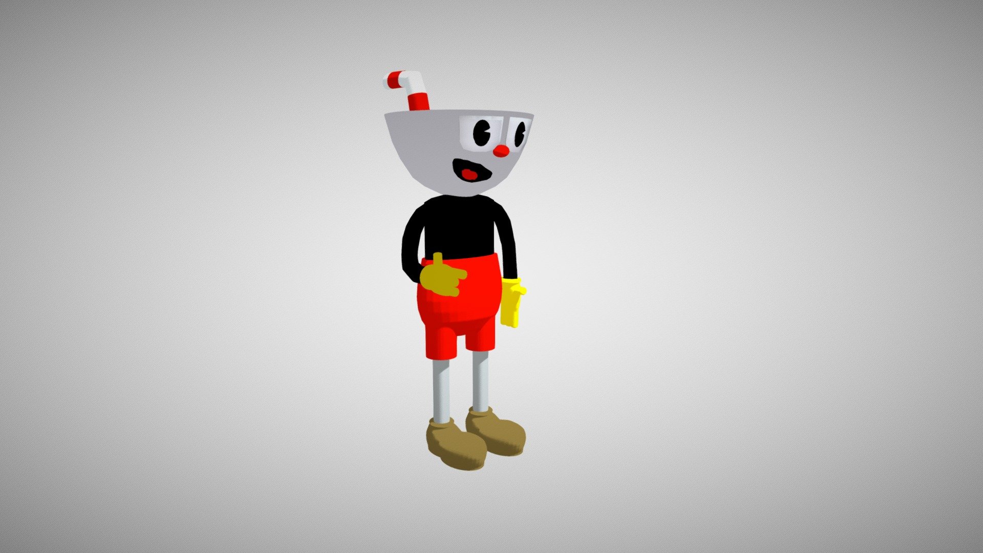 Cuphead - 3D Model By Kostiantinsoyko [4584659] - Sketchfab